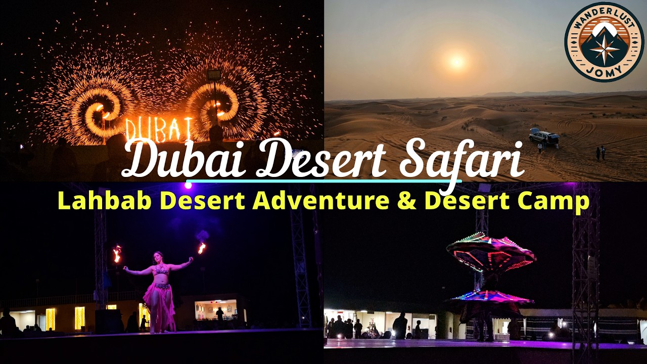 Dubai Desert Safari | Quad Biking, Red Dune Bashing, Desert Camp and Arabian Night Experience | 4K