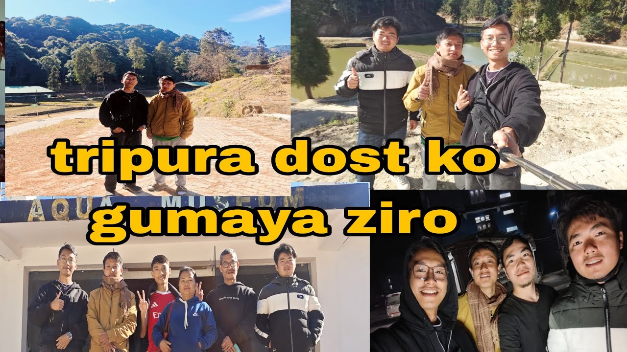 ZIRO tour with tripura friend and his family #vlog || umbing's vlog ||
