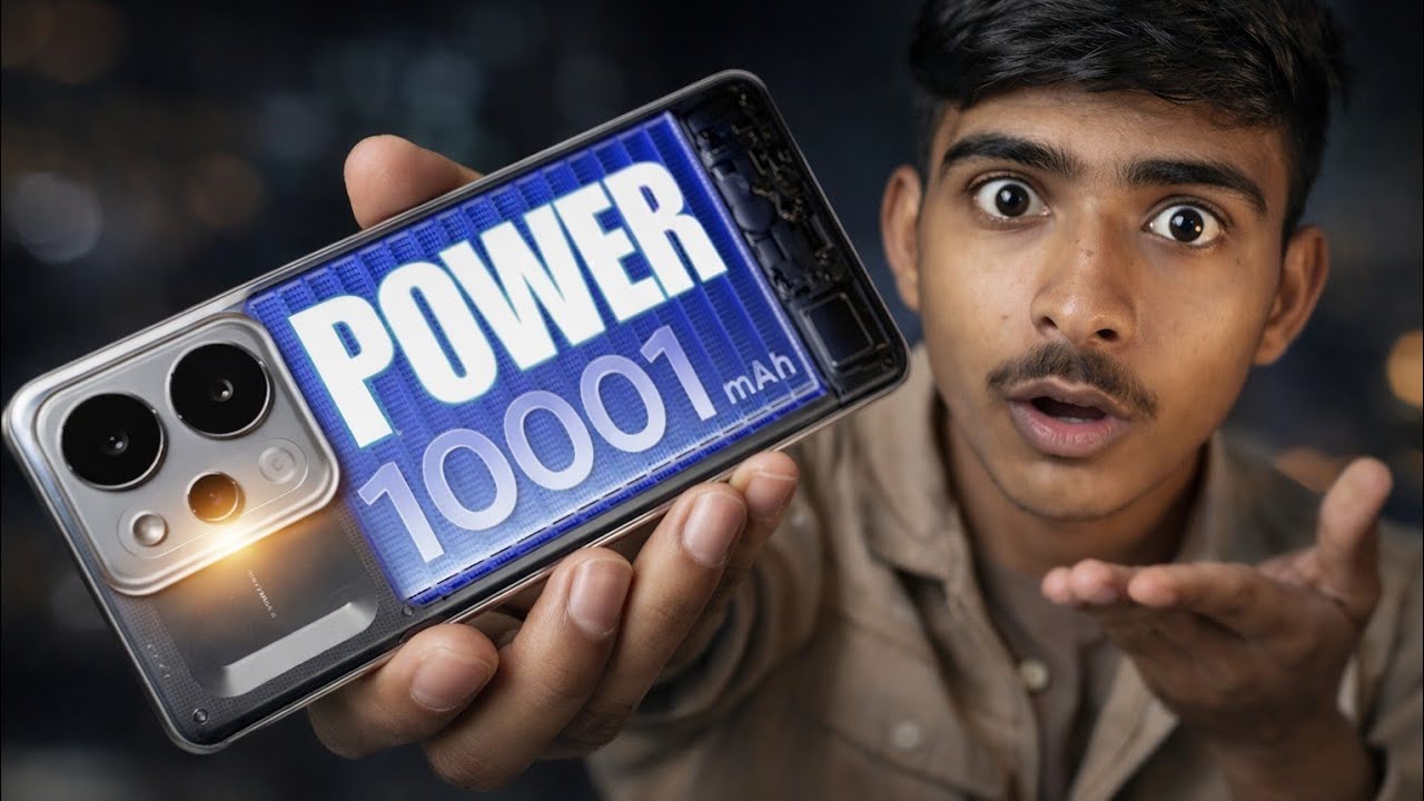 Realme P4 Power 10001mAh Battery… Phone Hai Ya Power Bank😨?