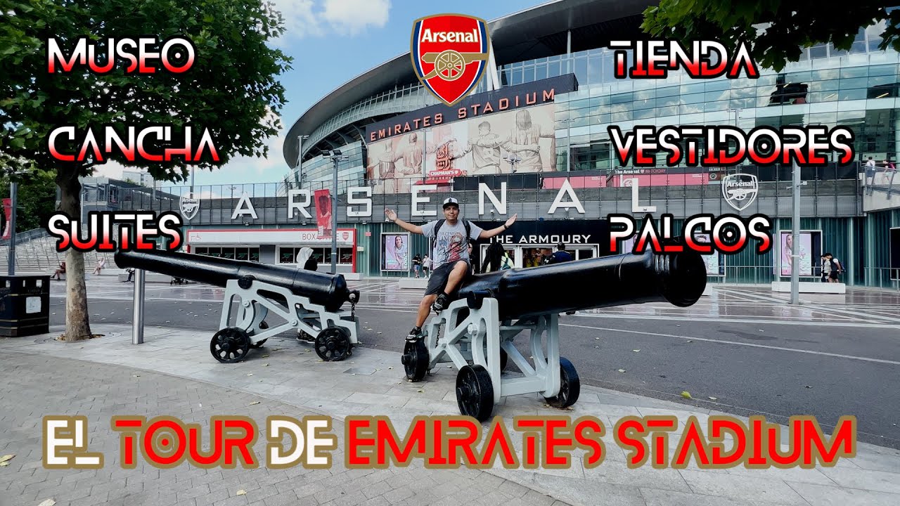Un TOUR con el ARSENAL y EMIRATES STADIUM: ¿Mi ESTADIO FAVORITO de INGLATERRA?