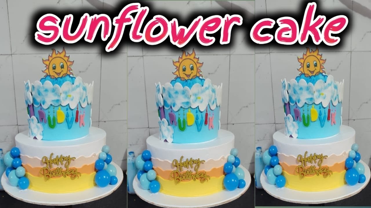 #trending #viral #video #Jitendra cake shorts #2kg #chocolate #flavour 🍫🍫 #sunflower# 🌞🌞 cake# 🎂👈👌 