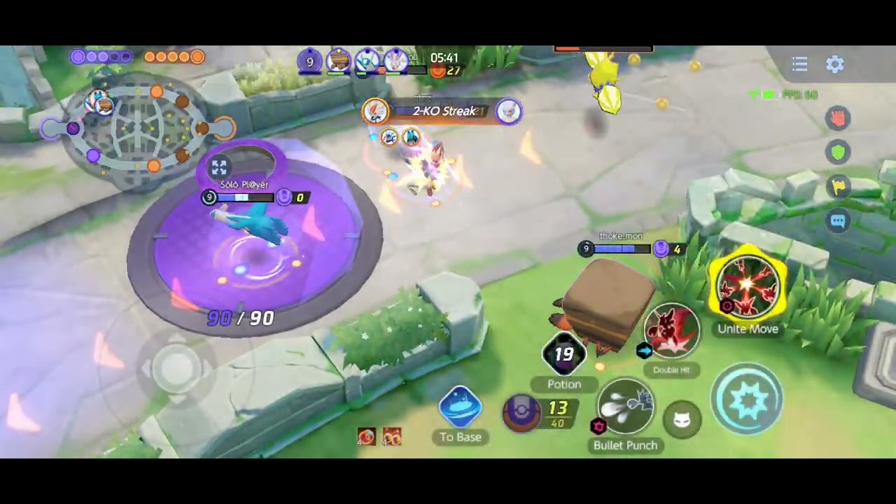 Scissor OP in Pokemon Unite Game play