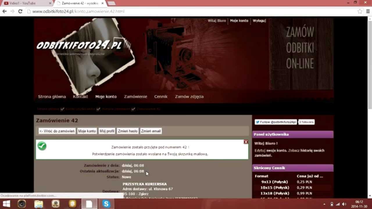 zamawianie zdjęć online z serwisu www.odbitkifoto24.pl