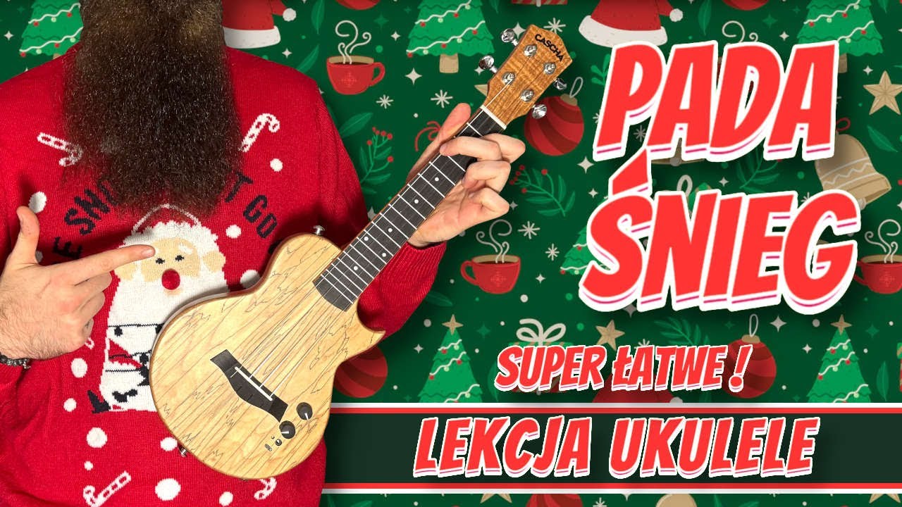 Pada śnieg ♬ LEKCJA UKULELE ♬ super łatwe