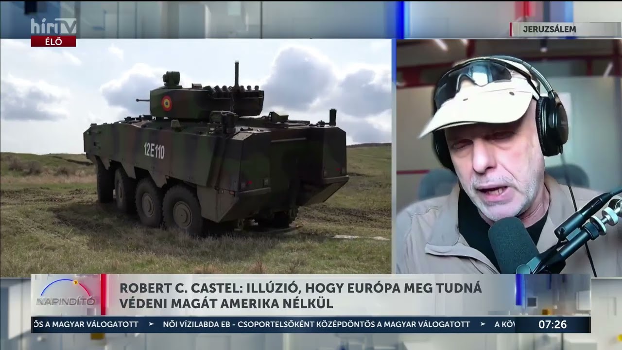 Robert C. Castel: Ill&uacute;zi&oacute;, hogy Eur&oacute;pa meg tudn&aacute; v&eacute;deni mag&aacute;t Amerika n&eacute;lk&uuml;l - H&iacute;rTV