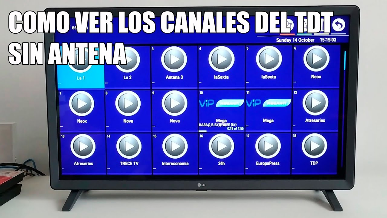 Como ver los canales del TDT por internet sin antena