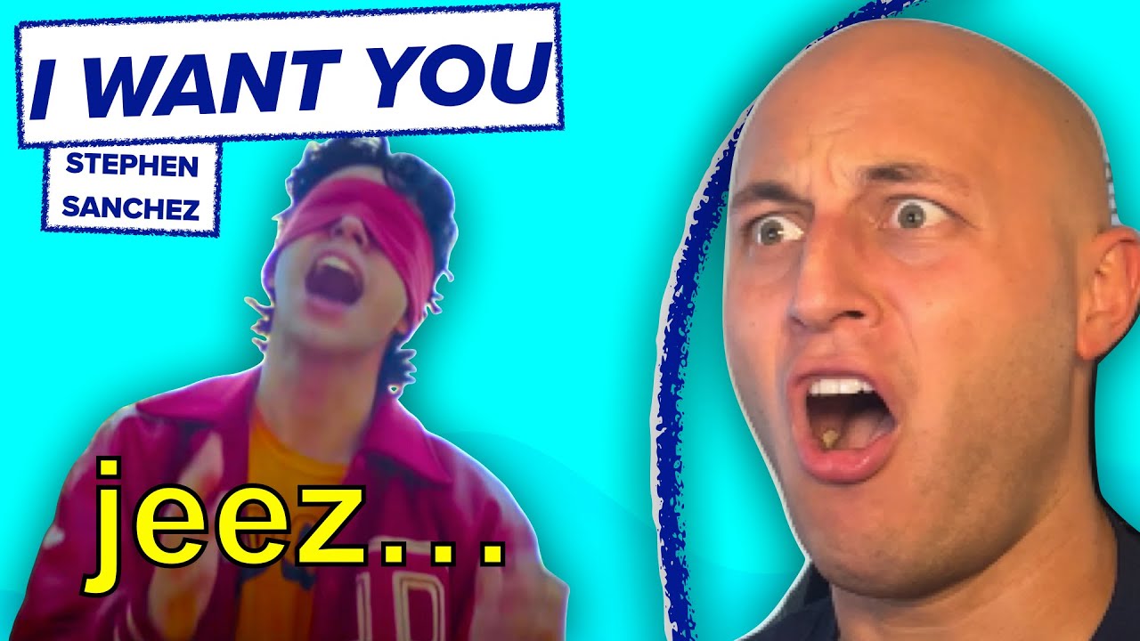 first time hearing I WANT YOU by STEPHEN SANCHEZ
