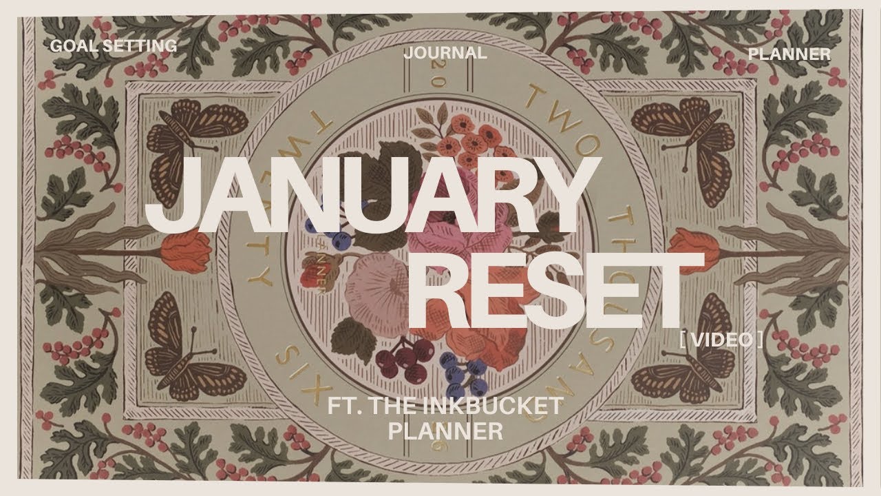 January Planner Reset ✨| The Inkbucket Planner | 2026 line up