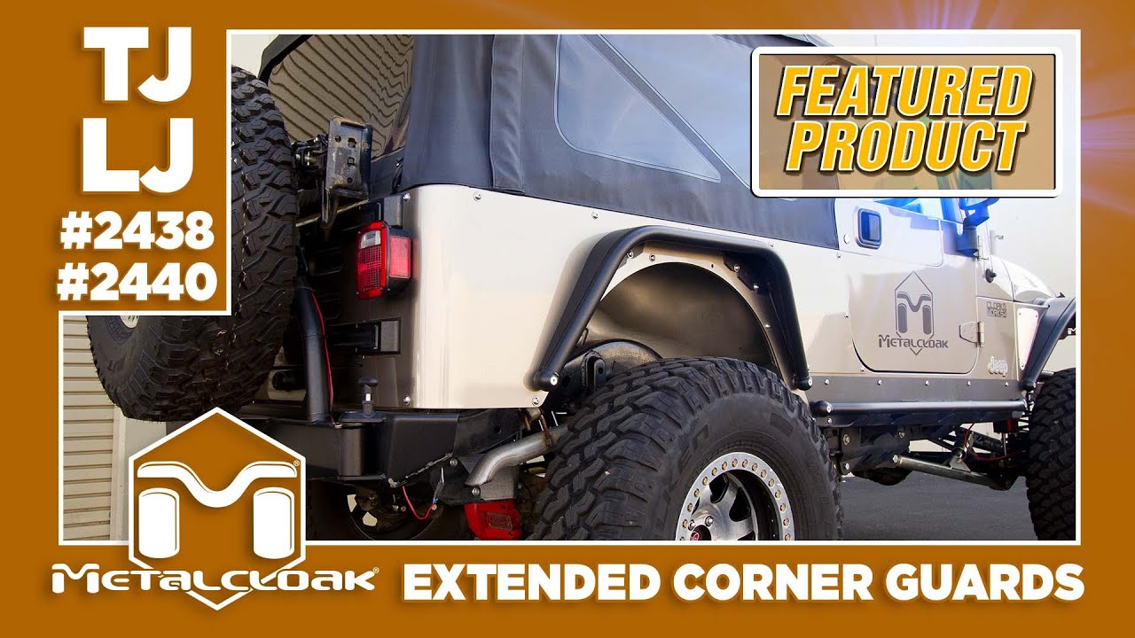 Рекомендуемый продукт: расширенные угловые защитные дуги MetalCloak для Jeep TJ и LJ Wrangler