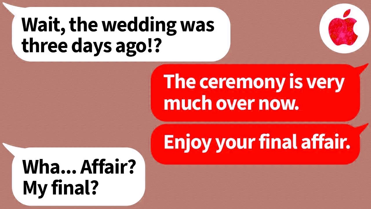 【Apple】Just before my sister-in-law's wedding, my husband runs off to Hawaii