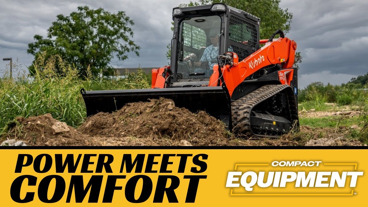 Kubota's Biggest Track Loader, the Revamped SVL97-3, Brings More Performance, Power and Comfort