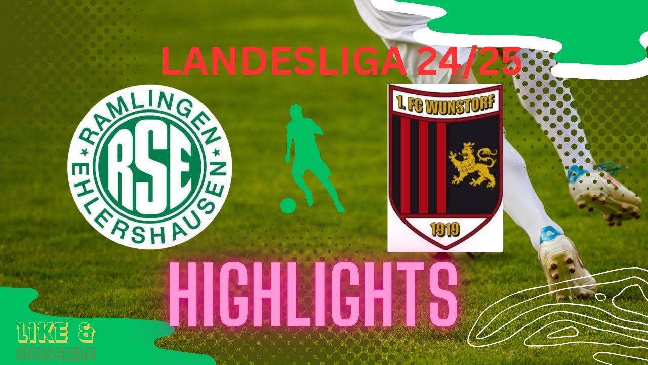 SV Ramlingen-Ehl. -  1.FC Wunstorf 5:2 I Landesliga Hannover 14.Spieltag I Highlights 12.10.24