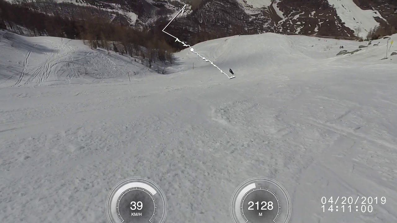 Saas-Fee Plattjen top to bottom 4/20/2019