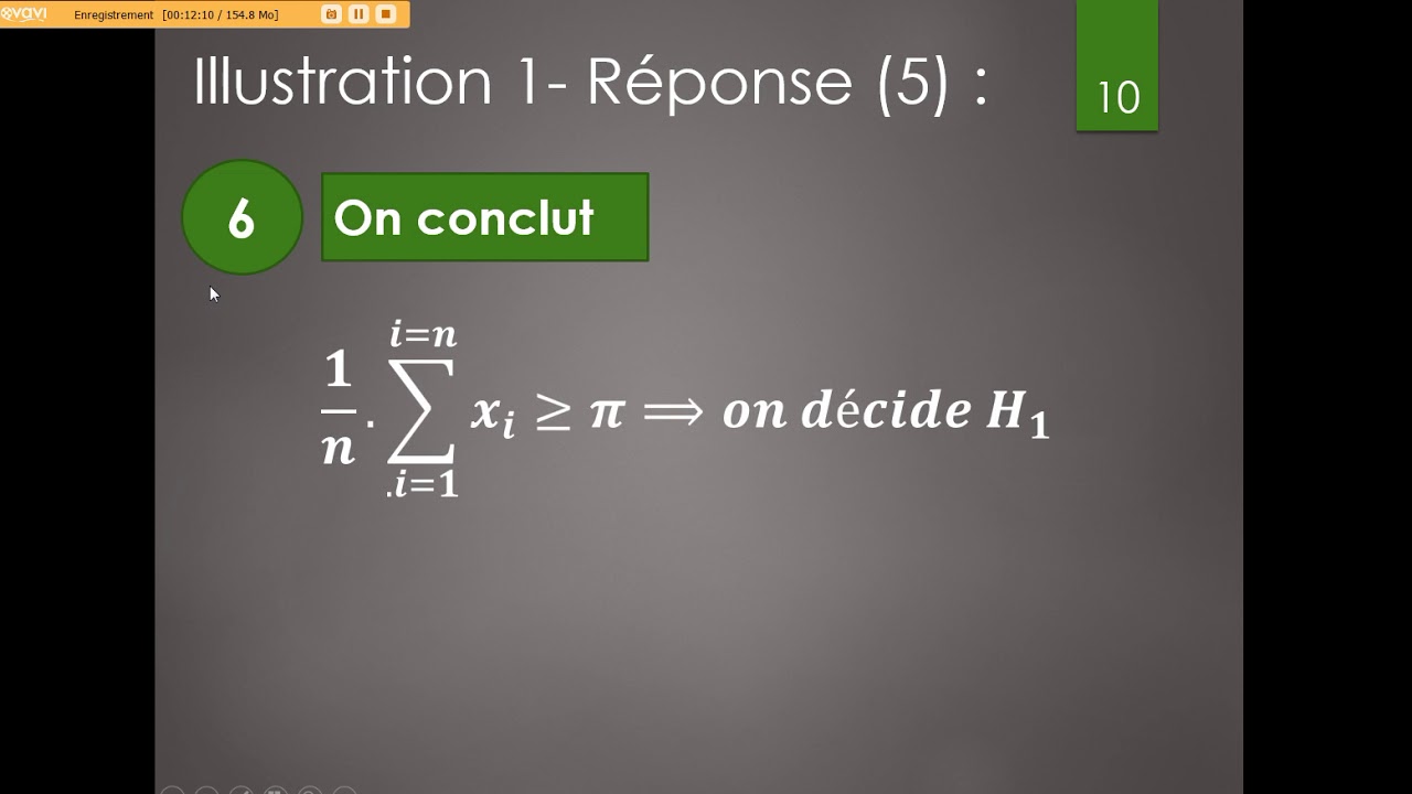 Statistique - Décision statistique - Tests paramétriques- ESTP Paris