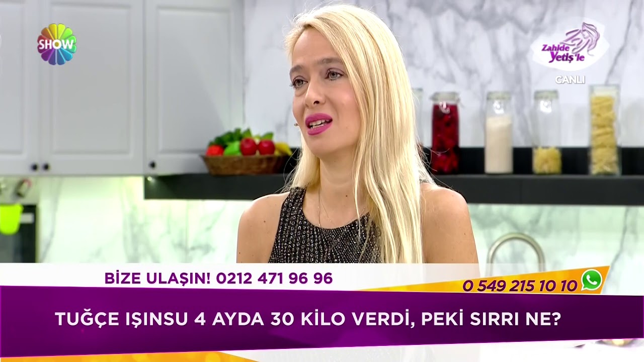 4 ayda 30 kilo veren Tuğçe Işınsu'nun sırrı ne?
