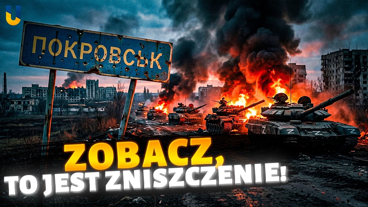 CZYSTKA w Pokrowsku trwa! KOLUMNA czołg&oacute;w ROZBITA NA WIDEO, armia Putina SUROWO UKARANA