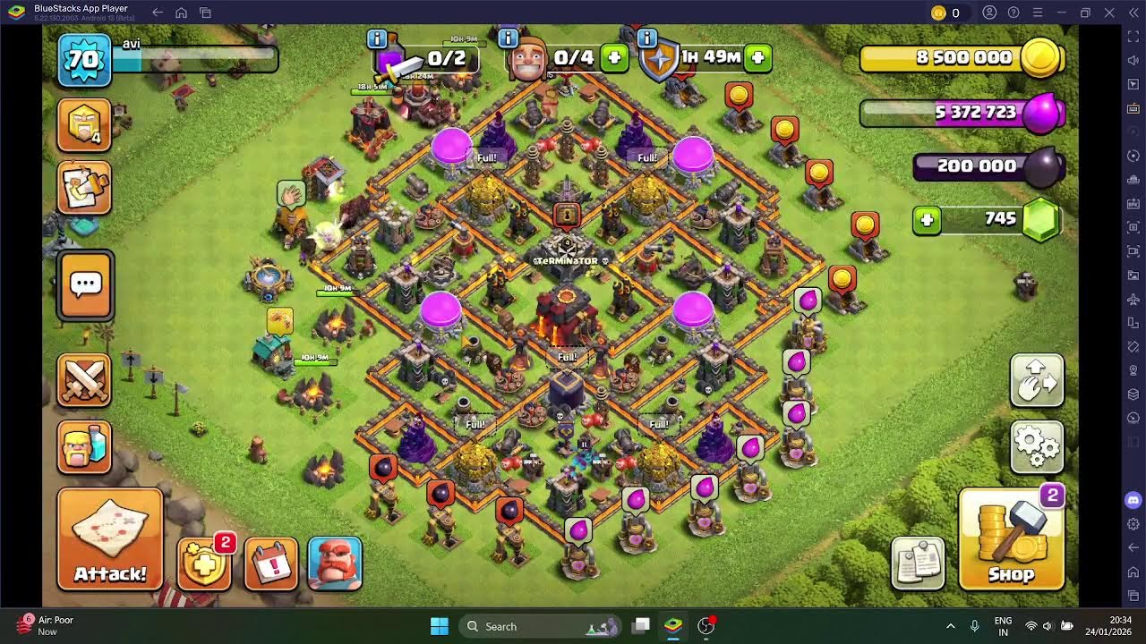 Epic Clash of Clans Raids! Looting Resources  & Upgrading Resources  💰🔥