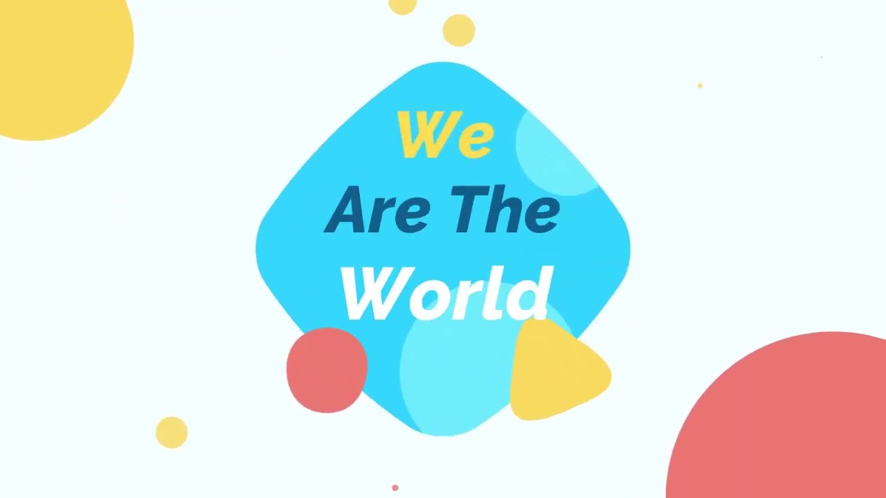 We are the world  -  Testo sincronizzato