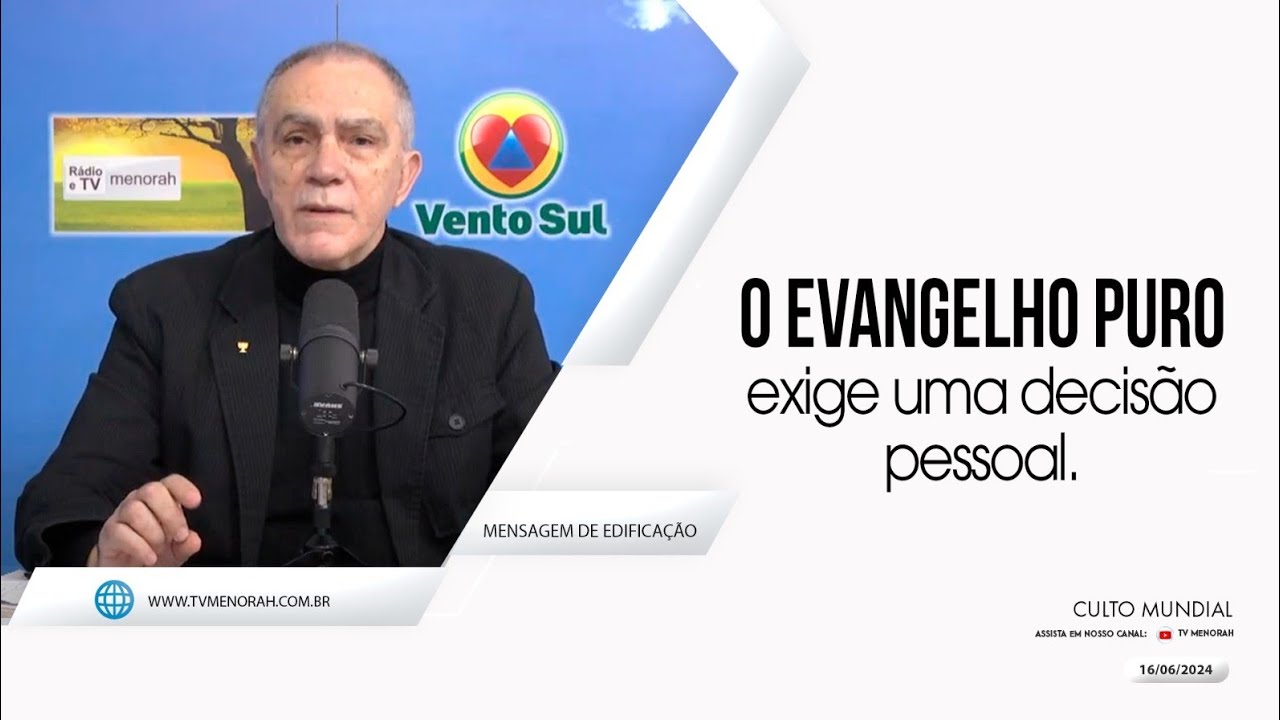 AO VIVO - Culto Mundial 16/06/2024