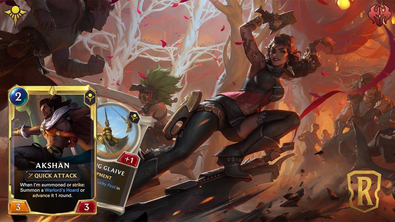 THIS NEW CHAMPION IS REALLY AMAZING!!🔥 | Samira + Akhsan deck | Legends of Runeterra