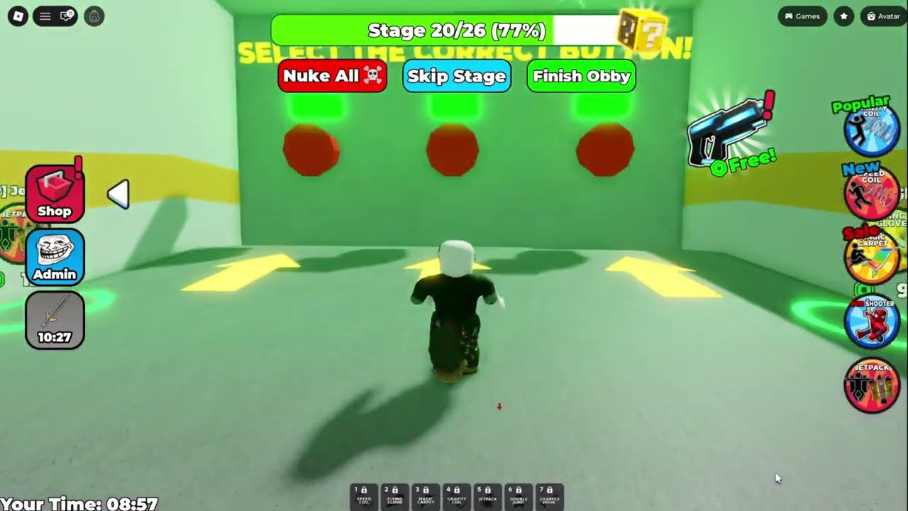 Granny vs Grandpa Prison run Full Walkthrough obby