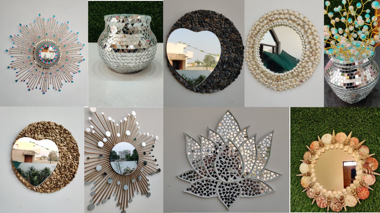 15 Amazing Beautiful Wall Hanging Craft Ideas || Wall Mirror Decor Ideas || Diwali Decor Ideas