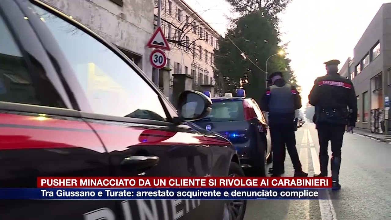 Etg - Tra Giussano e Turate: pusher minacciato da cliente si rivolge ai carabinieri