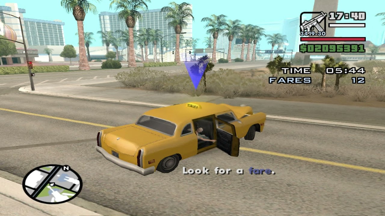 GTA San Andreas - Миссия №178 - Таксист