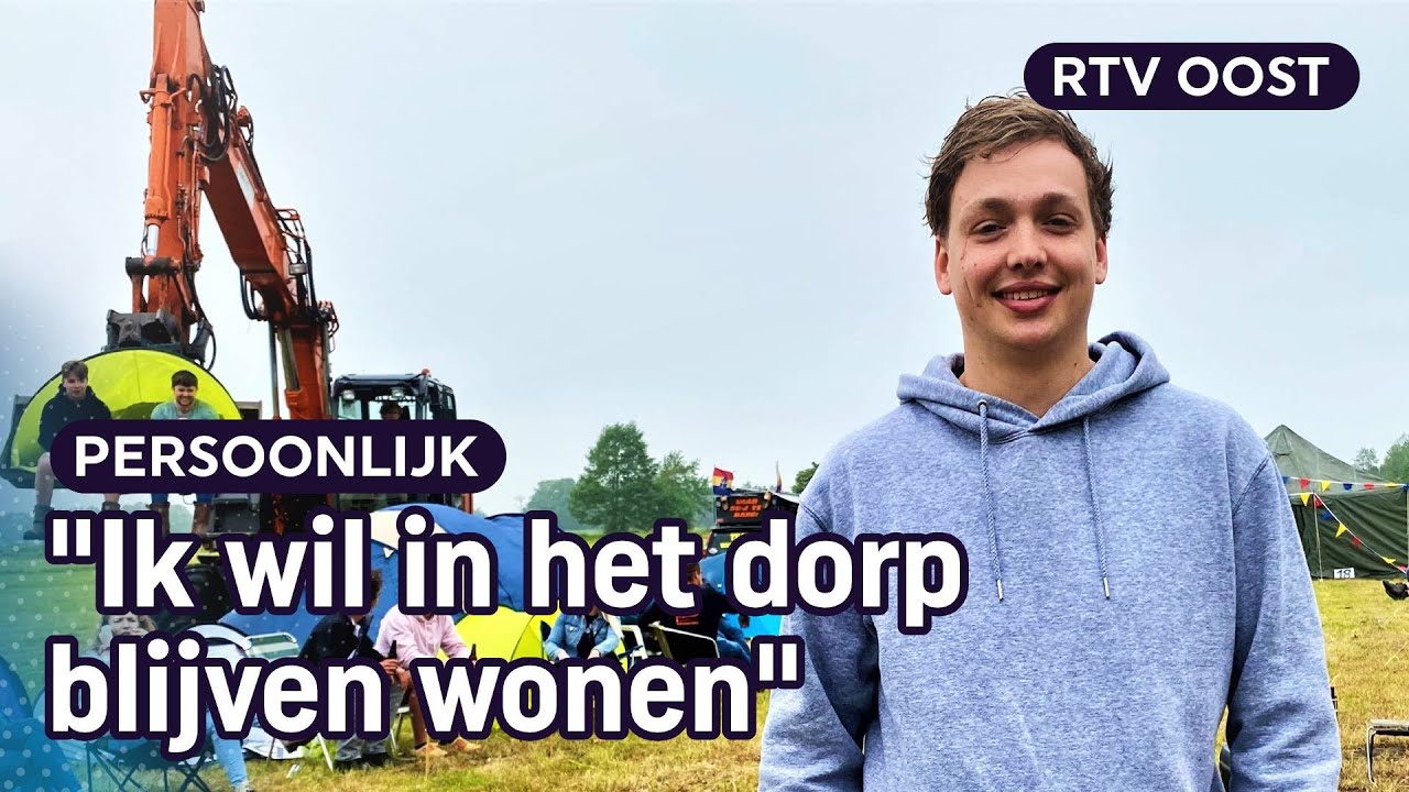 Woning gezocht: Levi (24) voert actie voor een huis in z'n woonplaats | RTV Oost