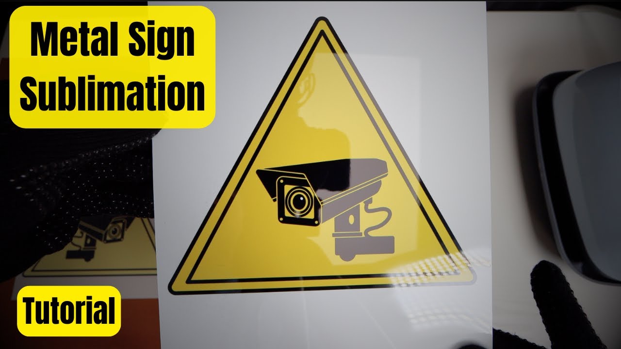 How To Sublimate Onto Metal Signs - Easy Tutorial