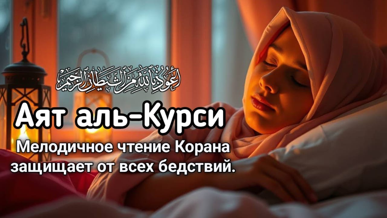Аят Аль-Курси для спокойного сна, защиты от зла и умиротворения души