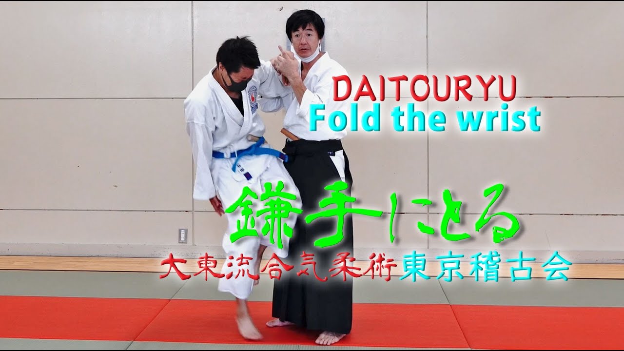 【関節技】一挙動で手首を極める！強烈なパワーが出せる秘訣とは？　東京稽古会317 鎌手にとる　大東流合気柔術