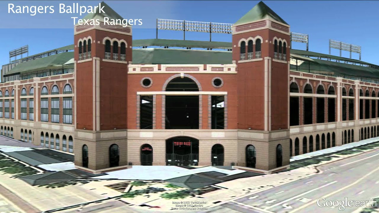Baseball Stadium Tour in Google Earth