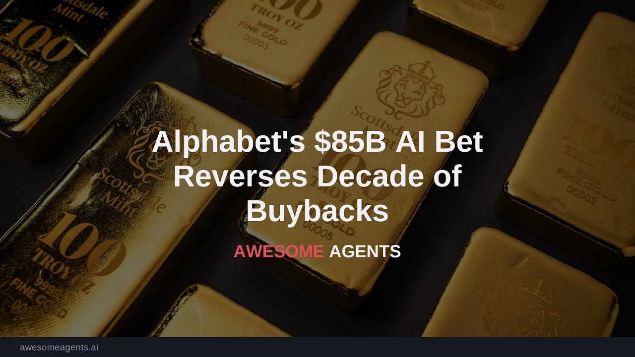 Ставка Alphabet в $85 млрд на ИИ перечеркивает десятилетие обратного выкупа акций