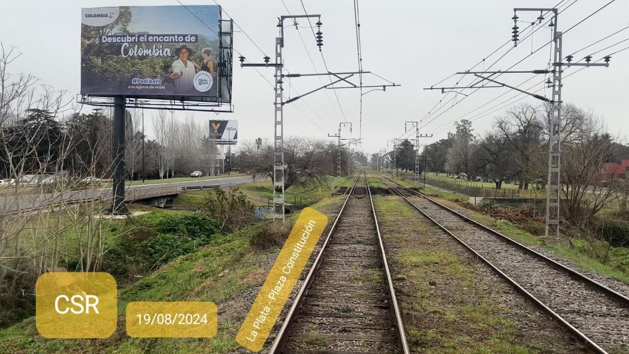 Cabview | Trenes Argentinos | La Plata - P. Constitución | 19/08/24 #train #argentina TheRailzone