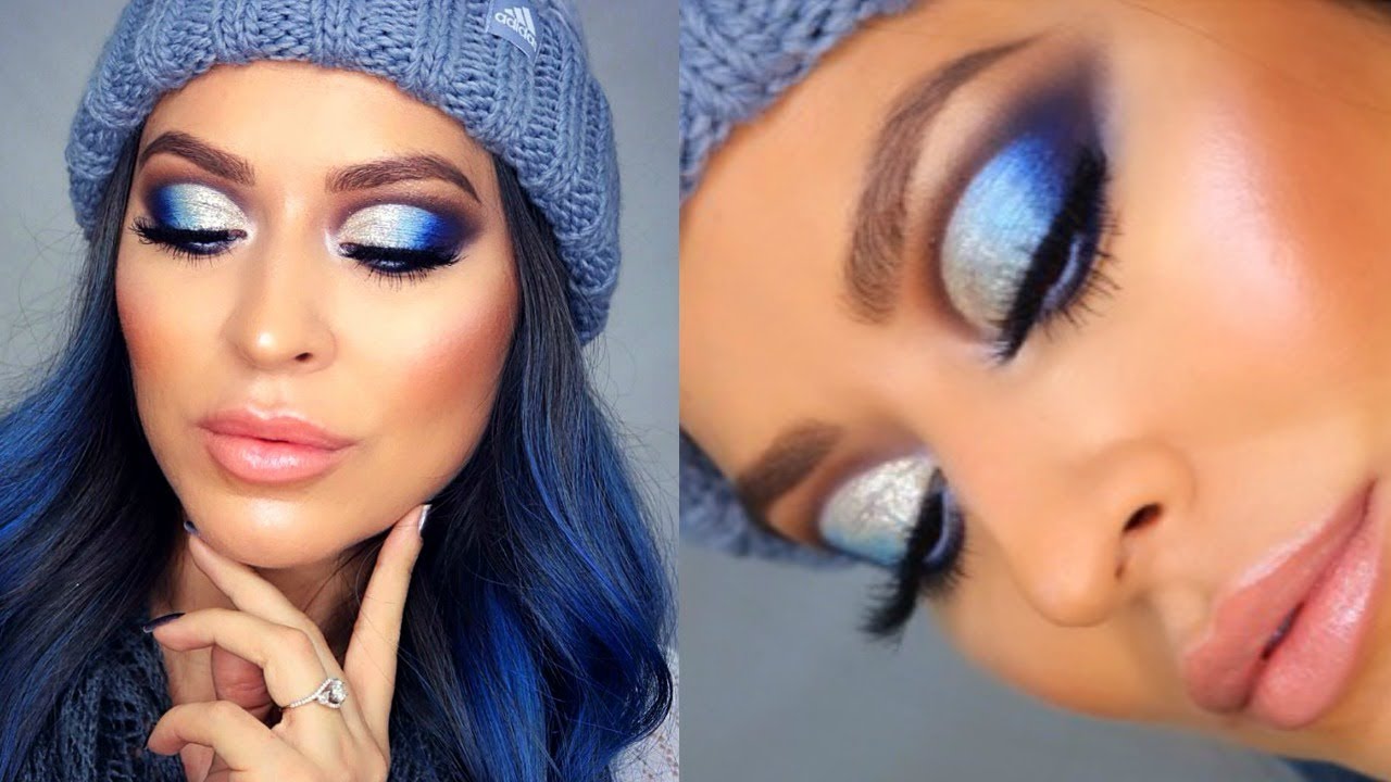 James Charles X Morphe Palette #unleashyourinnerartist | Silver & Blue Cut Crease
