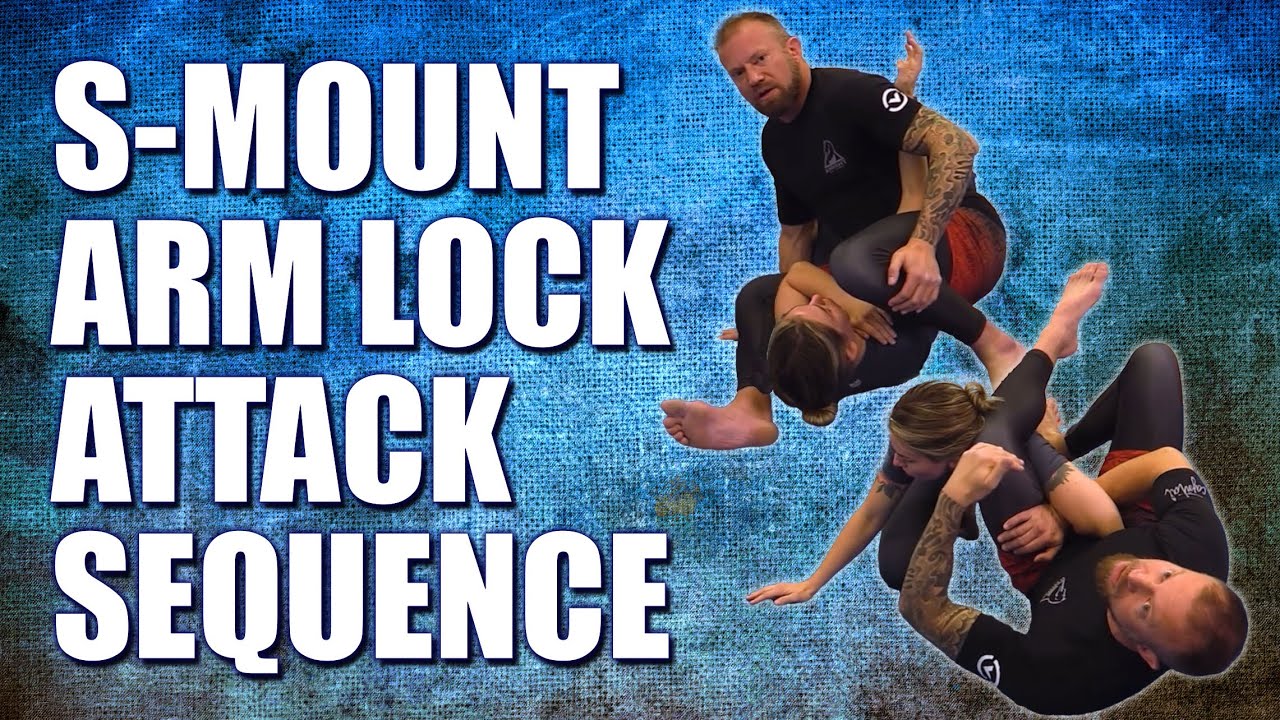 Arm Lock Attack Sequence from S-Mount | Jiu-Jitsu Submissions