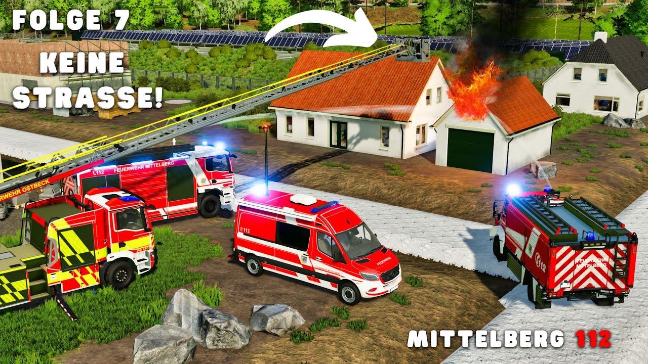 MITTELBERG 112 - FEUER IM NEUBAUGEBIET 🏗️🔥GROSSE HERAUSFORDERUNG für die BERUFSFEUERWEHR