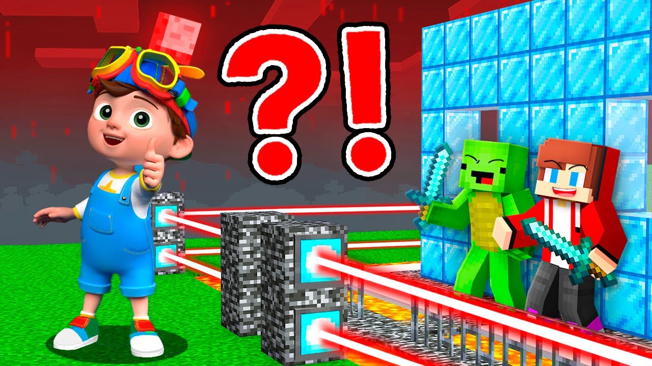 How Tom Tom Cocomelon Hiding from Mikey and JJ in Minecraft at 3:00 AM !? - Maizen