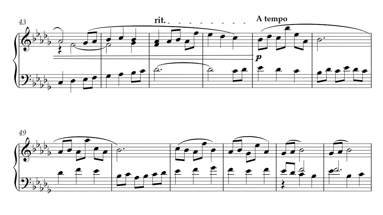 Pastoral 4 in h flat minor (b) for Solo Accordion. Performance Video. New sheet music.