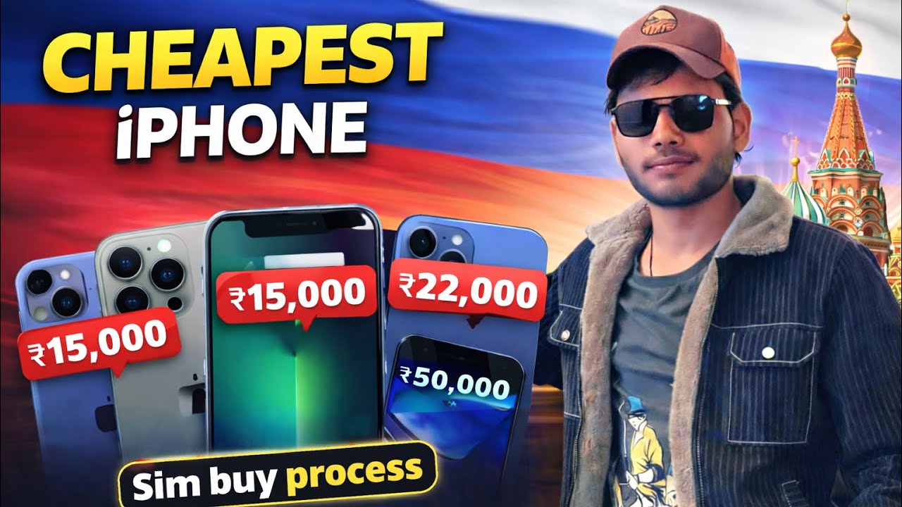 Moscow 🇷🇺 Me Sabse Sasta iPhone! | Real Price & Full Market Tour | Sim Buy Process 