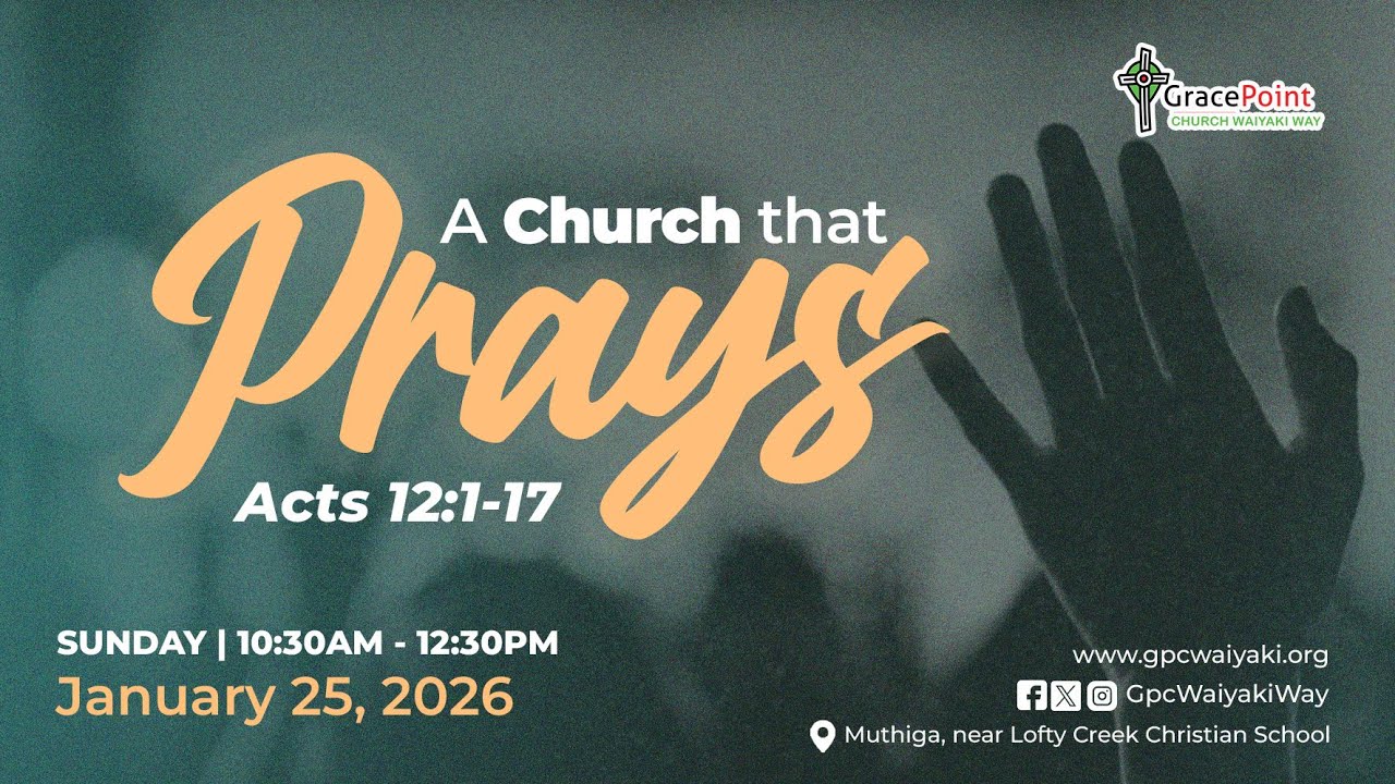 Sunday Service Livestream 25th January 2026|A Church that Prays