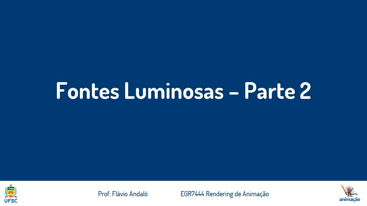 Aulas Rendering - Fontes Luminosas Parte 2