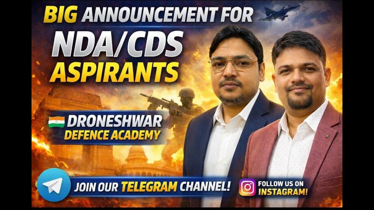 NDA CDS Aspirants ke liye Big Announcement | Daily Shorts + Mega Live Test