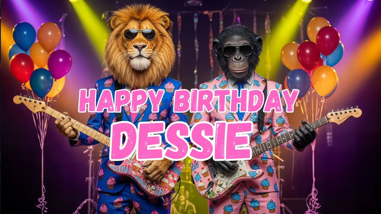 DESSIE Happy Birthday Song - Happy Birthday to Dessie
