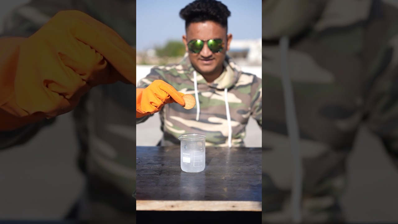 Biscuit of Liquid Nitrogen #shorts #devkeexperiment
