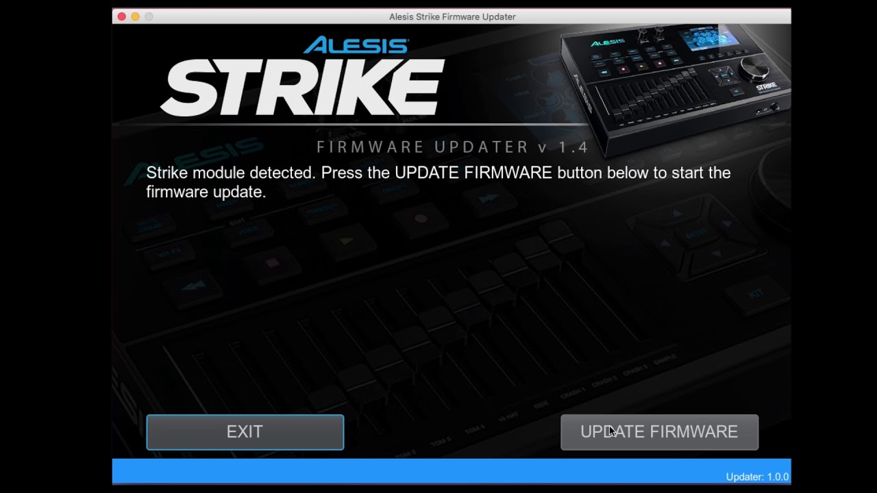 Alesis Strike Firmware Update v1.4 - Installation Guide