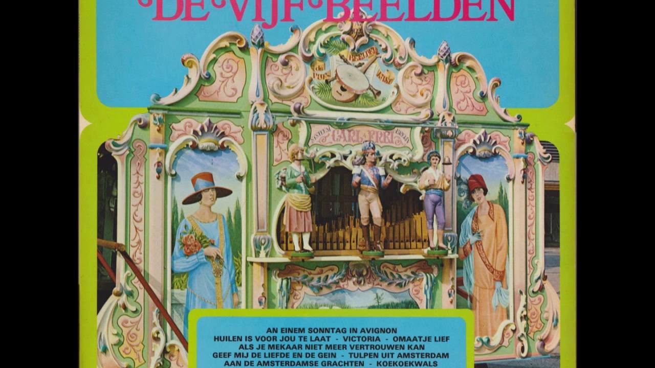 Draaiorgel De vijf beelden - oud van LP ( Basart)