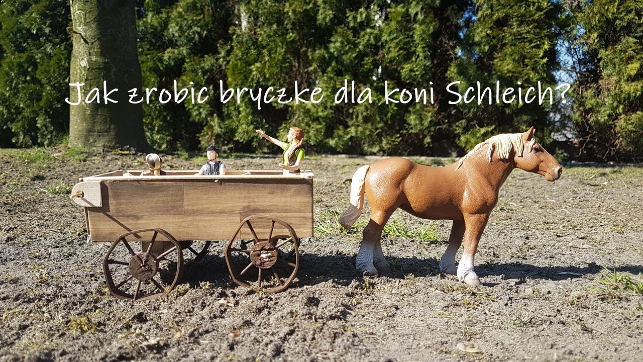 Jak zrobić bryczkę dla koni Schleich? | Tutorial