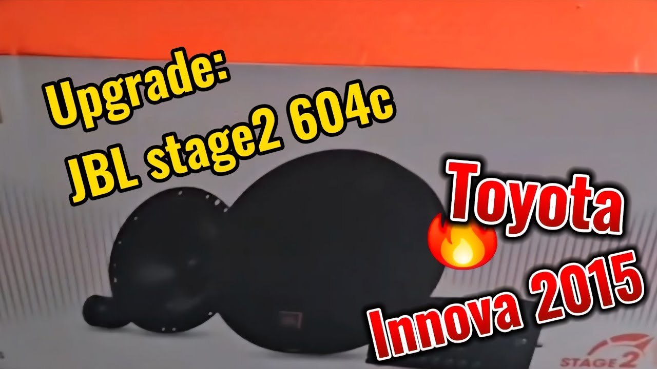 Jbl stage2 604c speaker, Toyota Innova 2015